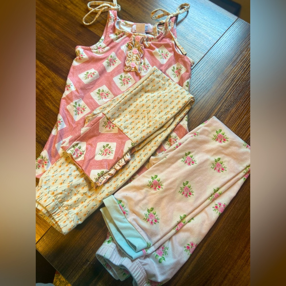 Floral Pink Kids  Set